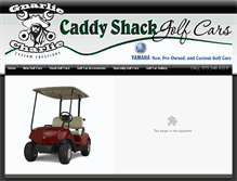 Tablet Screenshot of caddyshackgolfcars.com